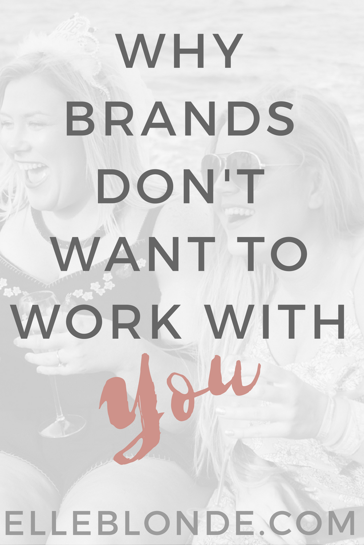 Brands don't want to work with you Pinterest