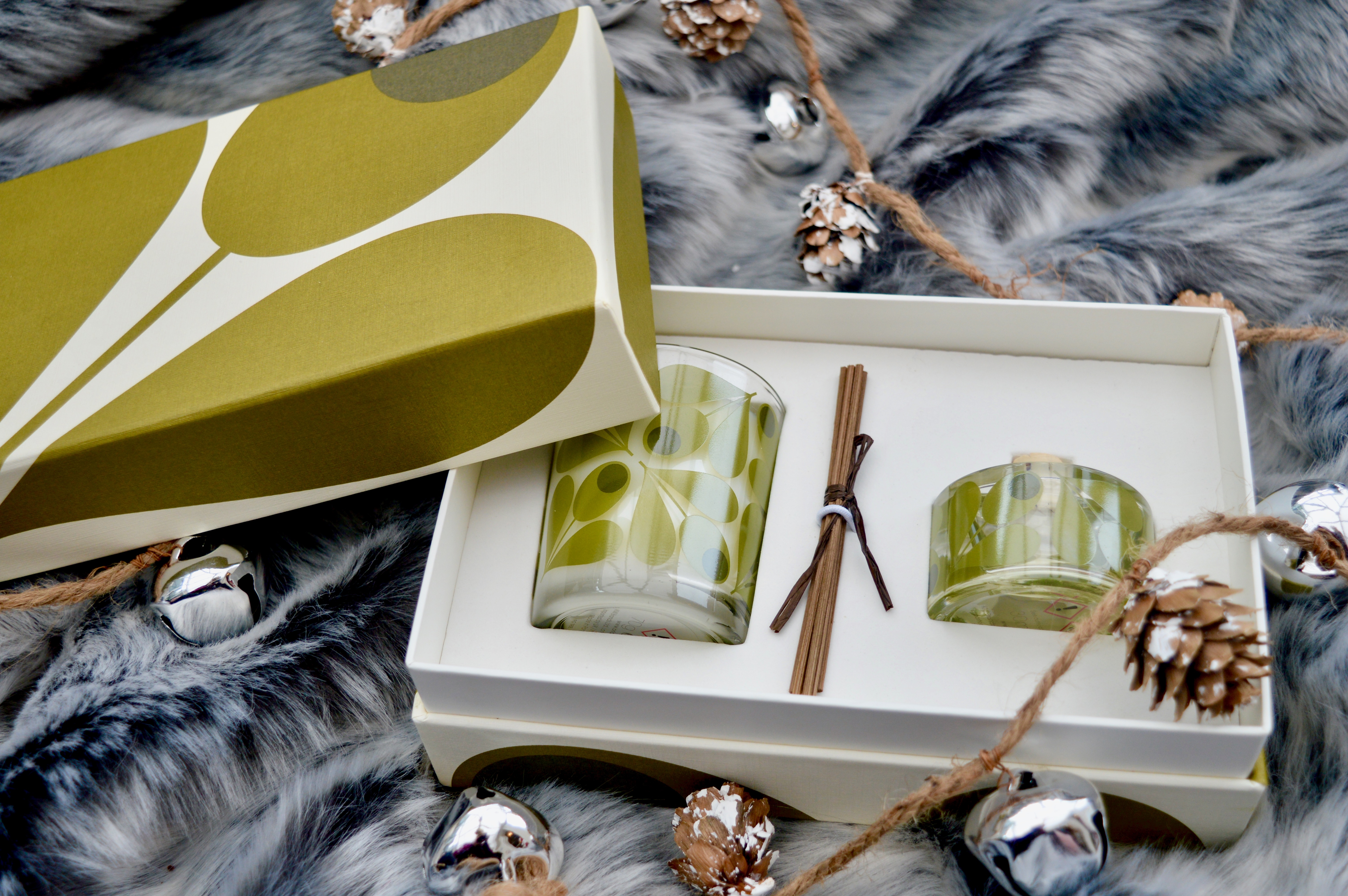 Orla Kiely Fig Tree Reed Diffuser & Candle Set | Home Interiors Gift | Christmas Gift Guide - What to buy your Grandma | Elle Blonde Luxury Lifestyle Destination Blog