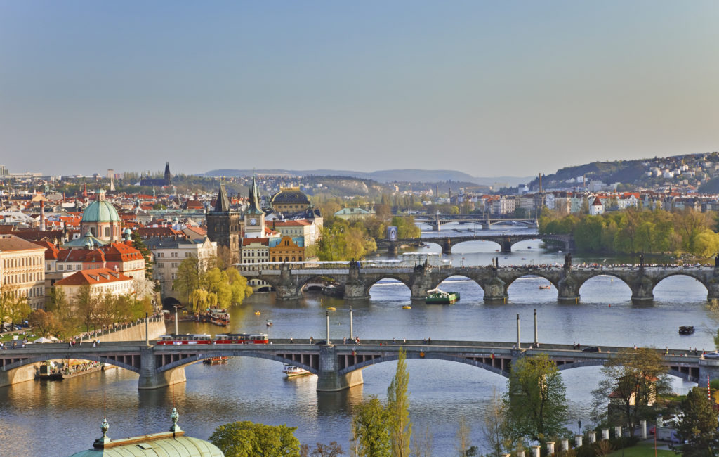 Prague Bridges at Sunset | Prague's Hidden Secrets | The best places to visit in Prague |Travel Guide & Tips |  Elle Blonde Luxury Lifestyle Destination Blog