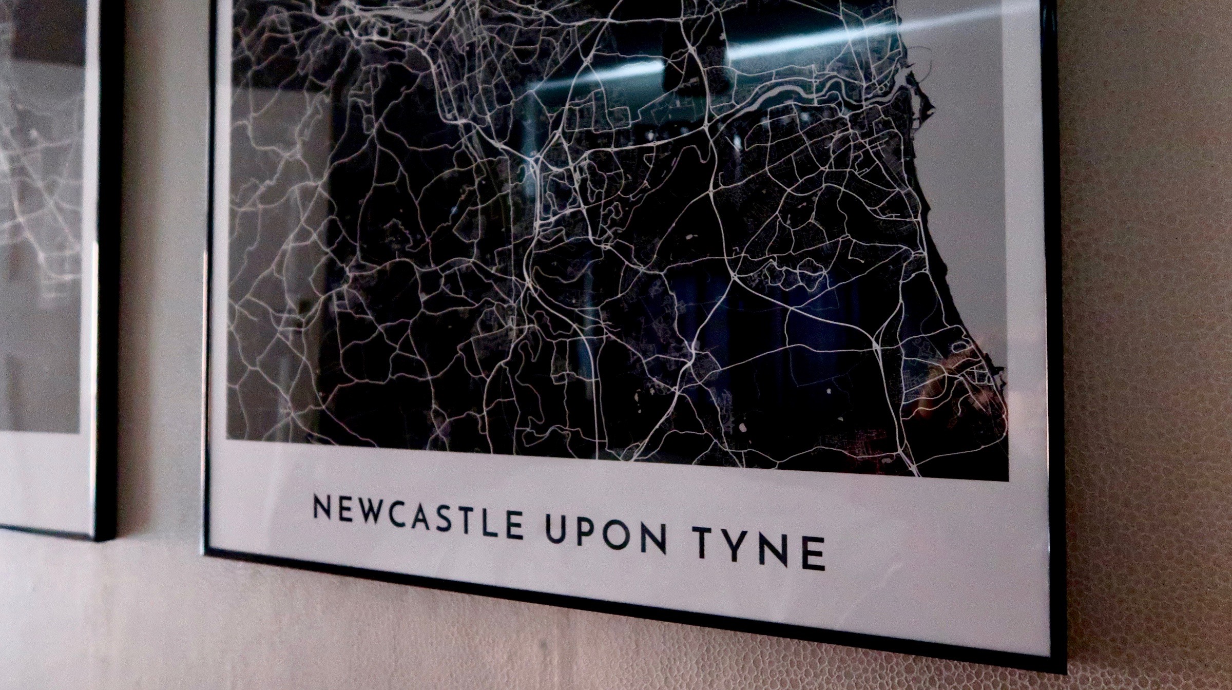 Newcastle upon Tyne | Alvar Carto | Cartography Prints of Global Destinations | Home Interiors & Decor | Elle Blonde Luxury Lifestyle Destination Blog