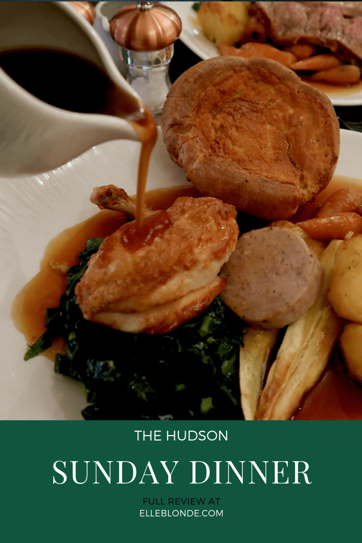 Chicken Sunday Dinner | Eating in Newcastle | The Hudson at The County | Food & Drink Review | Elle Blonde Luxury Lifestyle Destination Blog