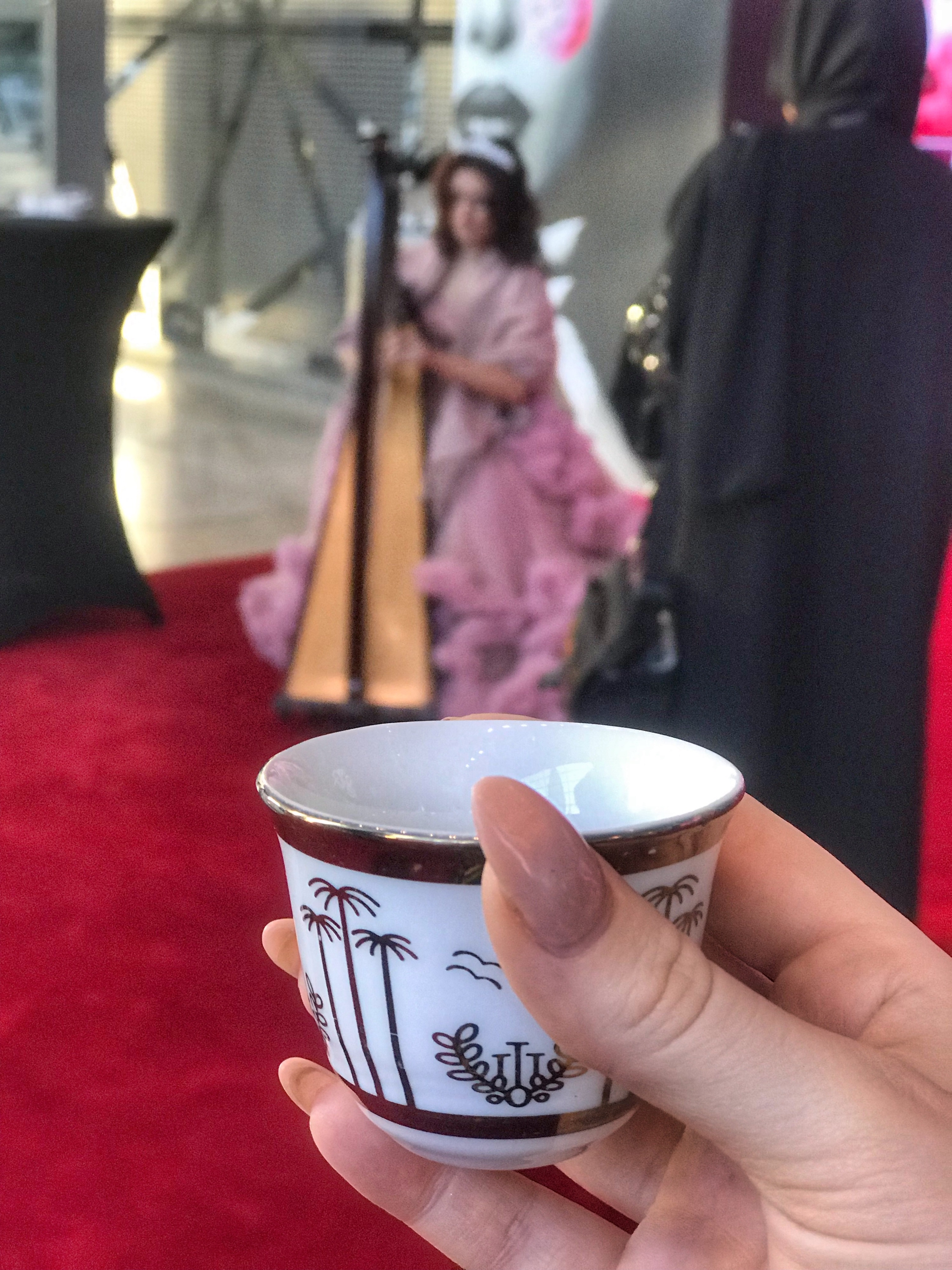 Arabic Coffee | Visit Qatar | Doha, the capital of Qatar is located in the Middle East and the World Cup 2022 location. Find out how I spent 4 days on my visit to Qatar | Travel Guide & Tips | Elle Blonde Luxury Lifestyle Destination Blog