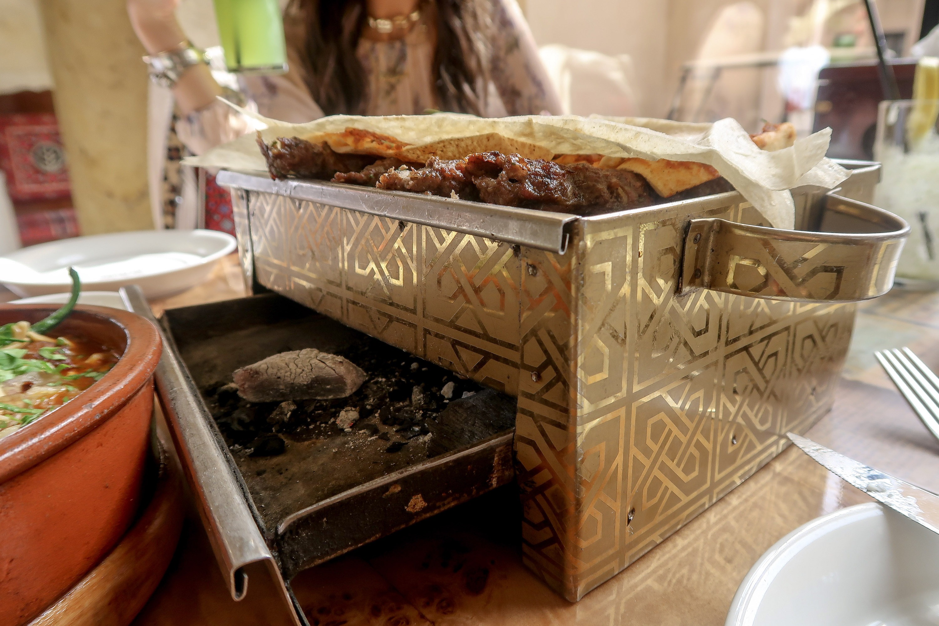 Lamb kebab, food in Qatar | Visit Qatar | Doha, the capital of Qatar is located in the Middle East and the World Cup 2022 location. Find out how I spent 4 days on my visit to Qatar | Travel Guide & Tips | Elle Blonde Luxury Lifestyle Destination Blog