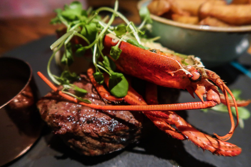 Surf & Turf | We headed to Discover the Palm in Sunderland to check out the menu at Wildernest. A Bar & Lobster cabin, here’s the full food review | Elle Blonde Luxury Lifestyle Destination Blog