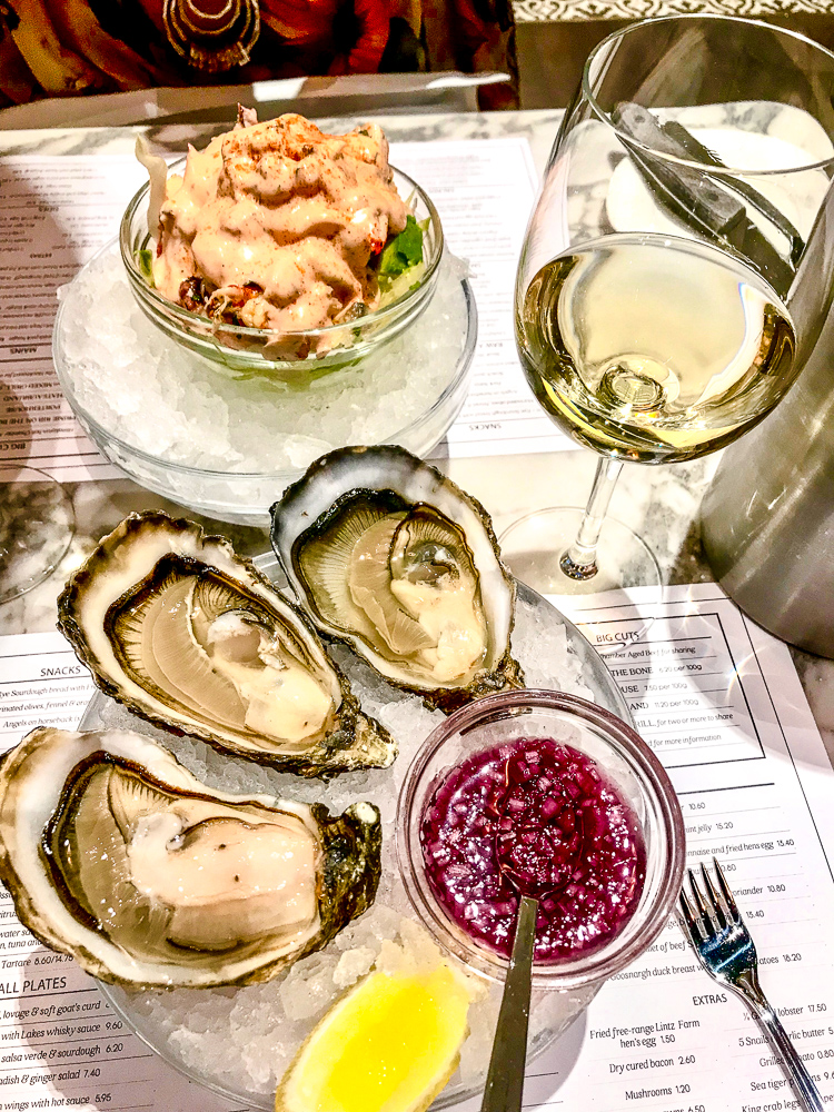 Oysters | Saltwater Fish Company located in Fenwick Food Hall is a 21 Group restaurant from head chef Terry Laybourne | Eating in Newcastle | Food Review | Elle Blonde Luxury Lifestyle Destination Blog