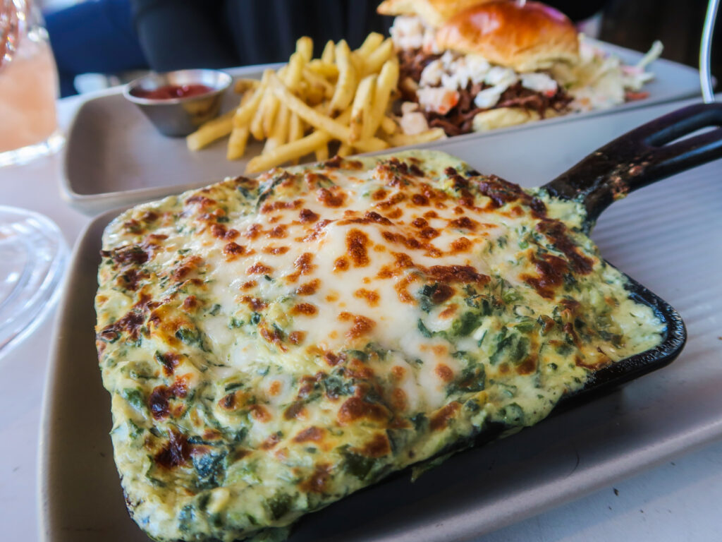 Hexx Brunch Spinach Dip | 7 Night Itinerary for Las Vegas | If you're looking to plan things to do in Vegas here's what we got up to on our 6th visit | Travel Tips | Elle Blonde Luxury Lifestyle Destination Blog