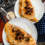 Italian Calzone Pizza | Quarantine Homemade Left Over Cupboard Store Item Recipes | Elle Blonde Luxury Lifestyle Destination Blog