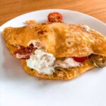 Cheese and Jalepeno Egg White Omlette | Quarantine Homemade Left Over Cupboard Store Item Recipes | Elle Blonde Luxury Lifestyle Destination Blog