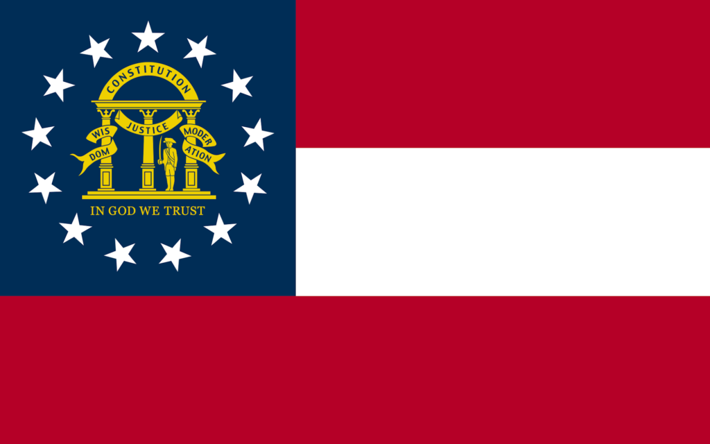 Georgia | 8 Things You Won't Know About US State Flags | Travel Tips | Elle Blonde Luxury Lifestyle Destination Blog