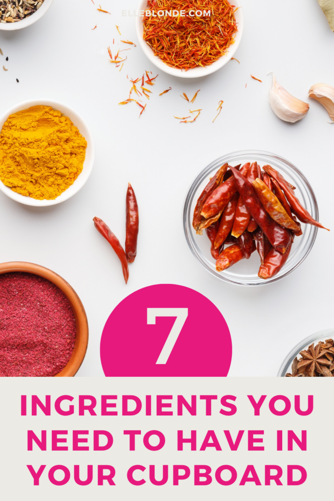 7 Ingredients To Keep In Your Cupboard | Food & Drink | Elle Blonde Luxury Lifestyle Destination Blog