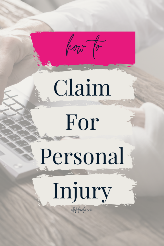 Different types of personal injury claims 