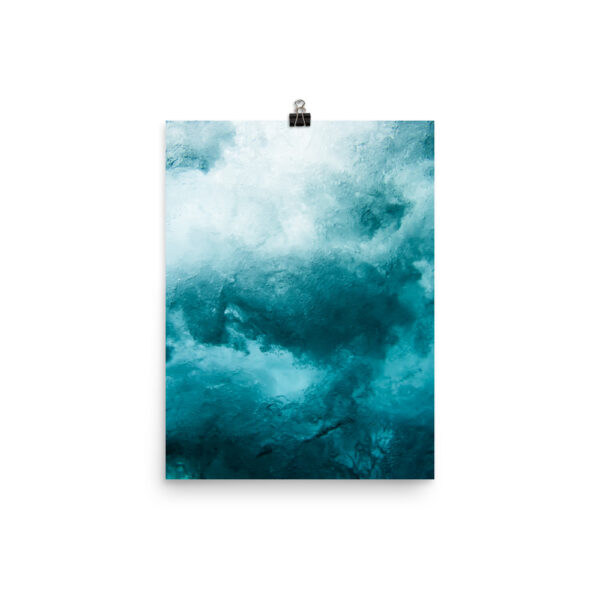 Blue Waves Print  | Prints & Posters Home Interiors | Elle Blonde Luxury Lifestyle Destination Blog