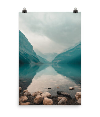 Prints and Posters | Home Interiors I Like The View From Here Still Lake | Travel Photograph | Elle Blonde Luxury Lifestyle Destination Blog