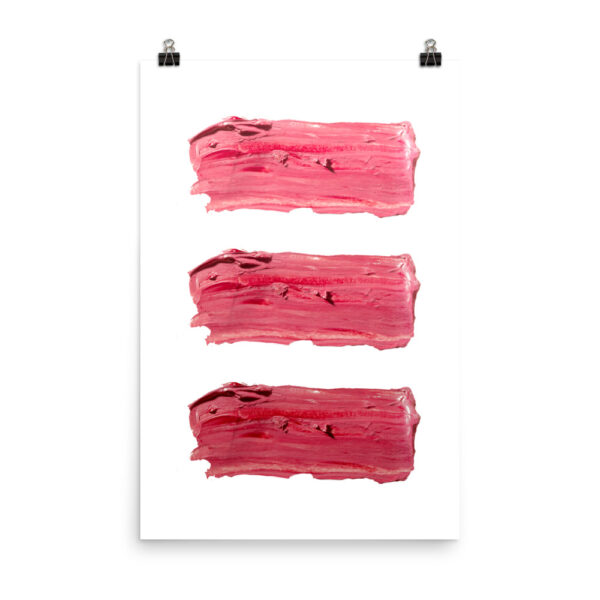 A Little Lip Service - Pink Lipsticks Print