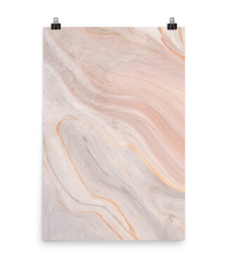 Muted Serenity - Pink Marble Print | Home Interiors | Elle Blonde Luxury Lifestyle Destination Blog