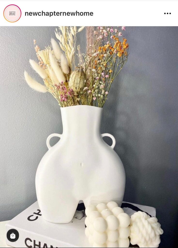 Bum Vase | 8 Great Etsy Mother's Day Gift Ideas | Gift Guide | Elle Blonde Luxury Lifestyle Destination Blog