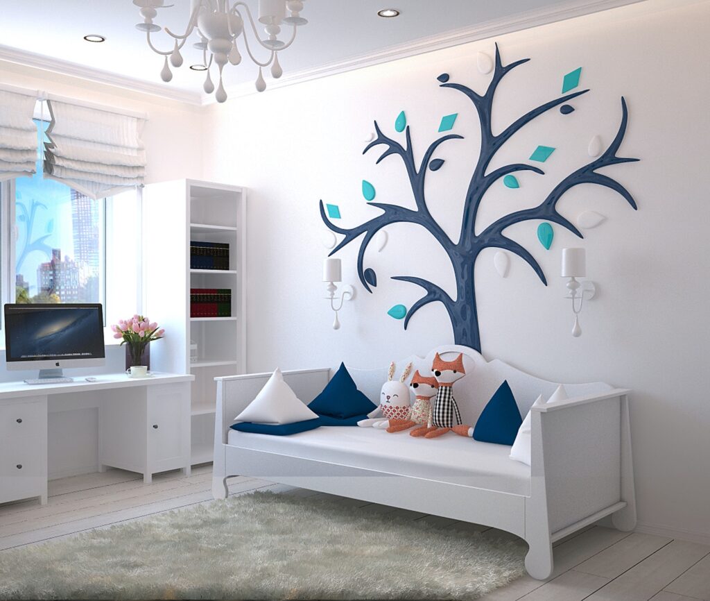 Improve Your Space with Personalized Wall Art Stickers | Home Interiors | Elle Blonde Luxury Lifestyle Destination Blog | Rented Space