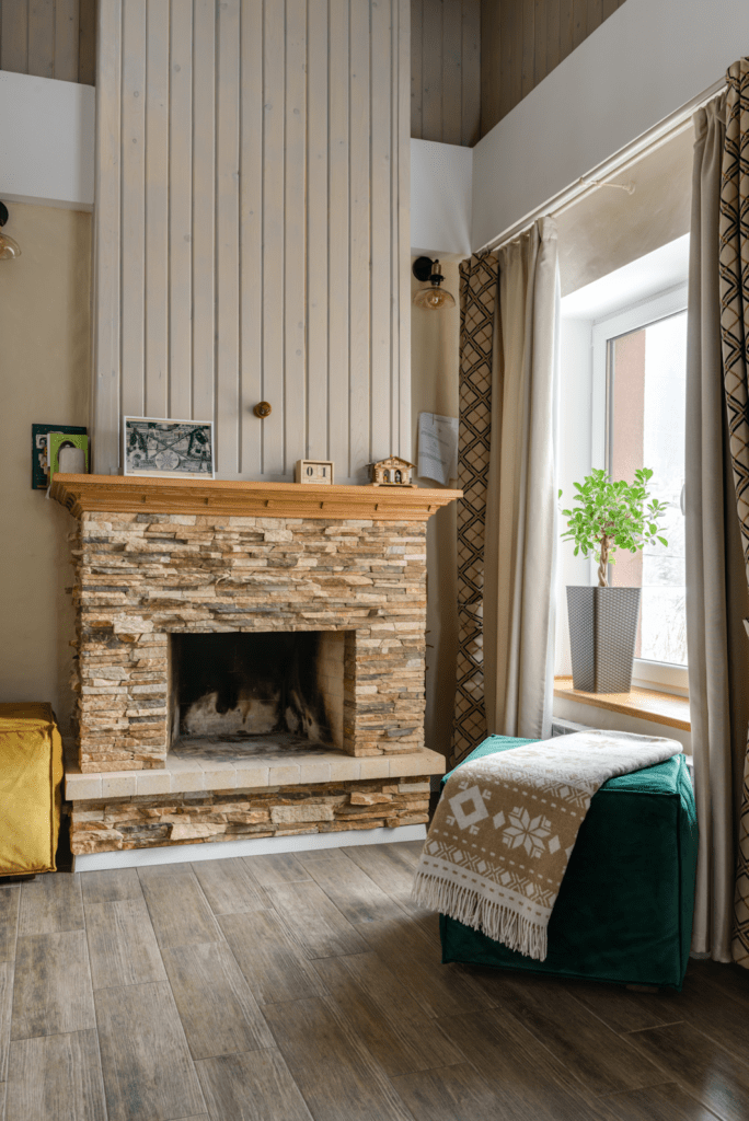 20 Luxury Statement Stone Fireplace Ideas for your Home 21