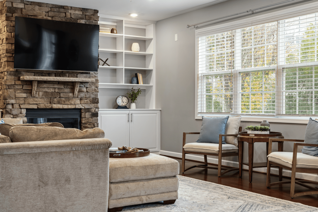 20 Statement Stone Fireplace Ideas | Home Interiors | Elle Blonde Luxury Lifestyle Destination Blog