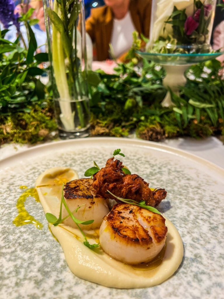 Scallops | 5 Iconic Rooms and Exquisite Dining at The Tempus, Charlton Hall | Northumberland Travel | Elle Blonde Luxury Lifestyle Destination Blog