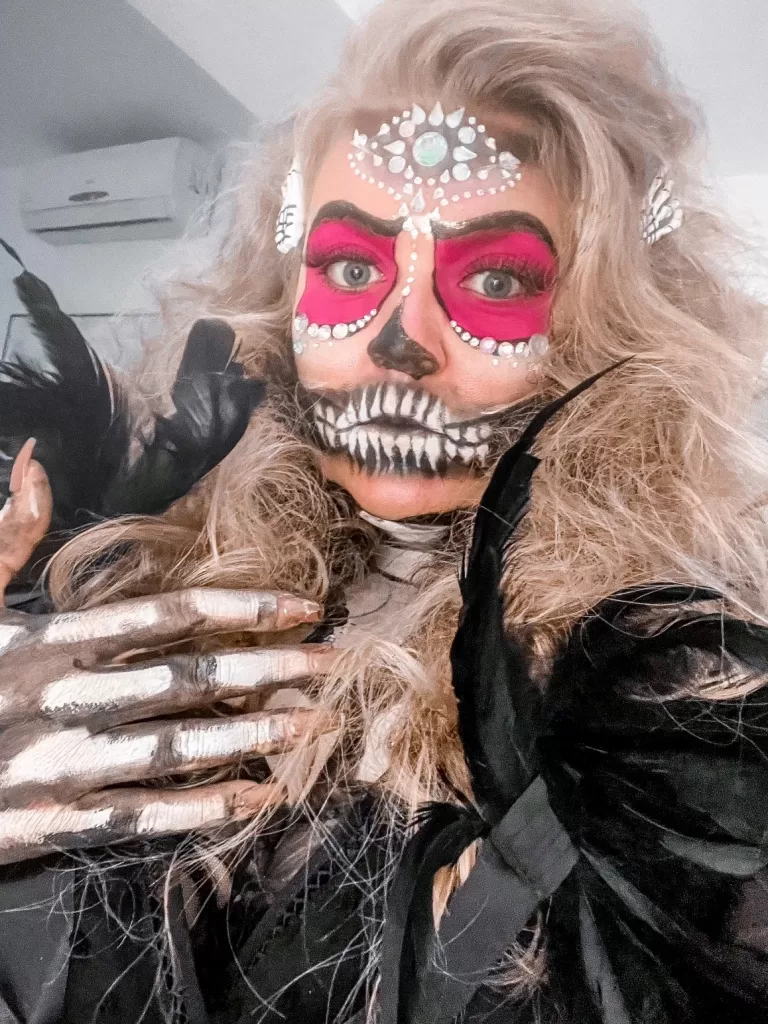 Ghoulish Glam: Elevating Your Halloween Style | Sugar Skull | Halloween | Elle Blonde Luxury Lifestyle Destination Blog